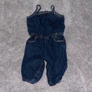 Baby Blue Jean Jumper (Size 9M)